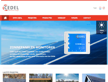 Tablet Screenshot of cedel.nl